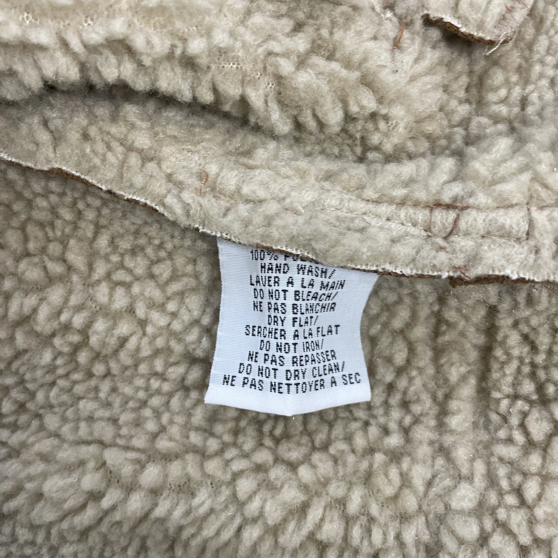 Baby Phat Sherpa Lined Jacket Womens Size Medium Brown