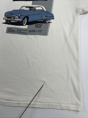 Vintage Oldsmobile T-Shirt Size XL Cars Auto Double Sided 90s