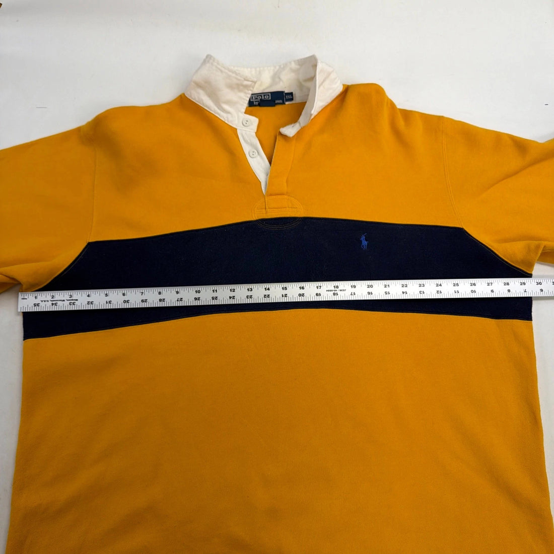 Vintage Polo Ralph Lauren Sweatshirt Rugby Shirt Size 2XL Striped