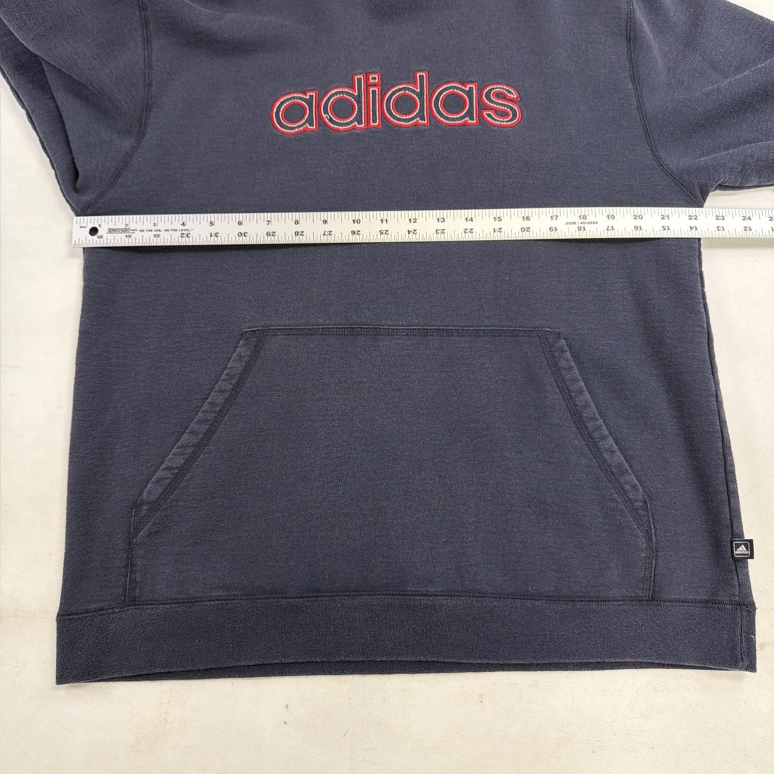 Vintage Adidas Sweatshirt Hoodie Size Medium Blue