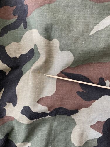 Vintage Military Army Camo Cold Weather Field Jacket Size Large Camouflage