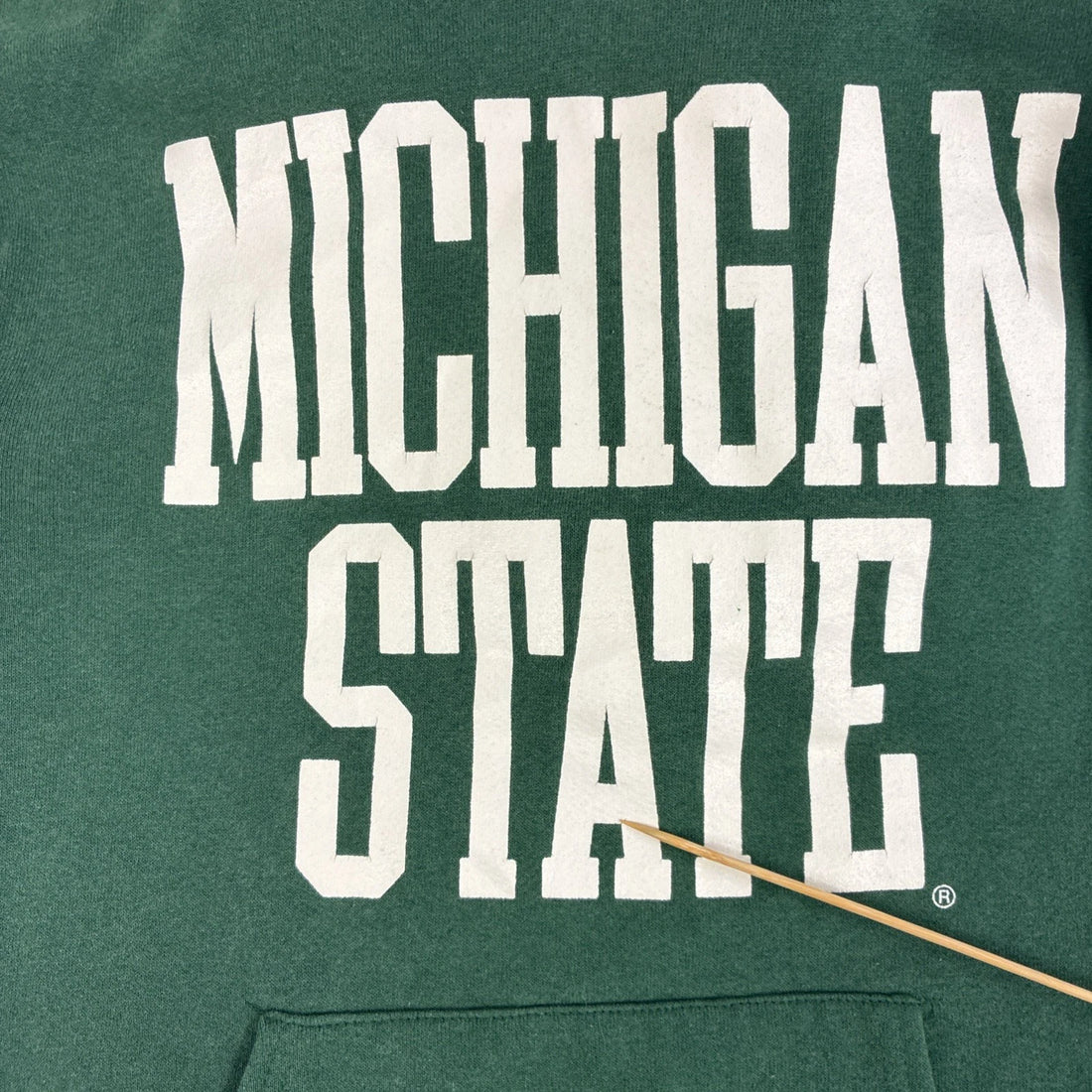 Vintage Michigan State Spartans Sweatshirt Hoodie Size Medium 90s NCAA