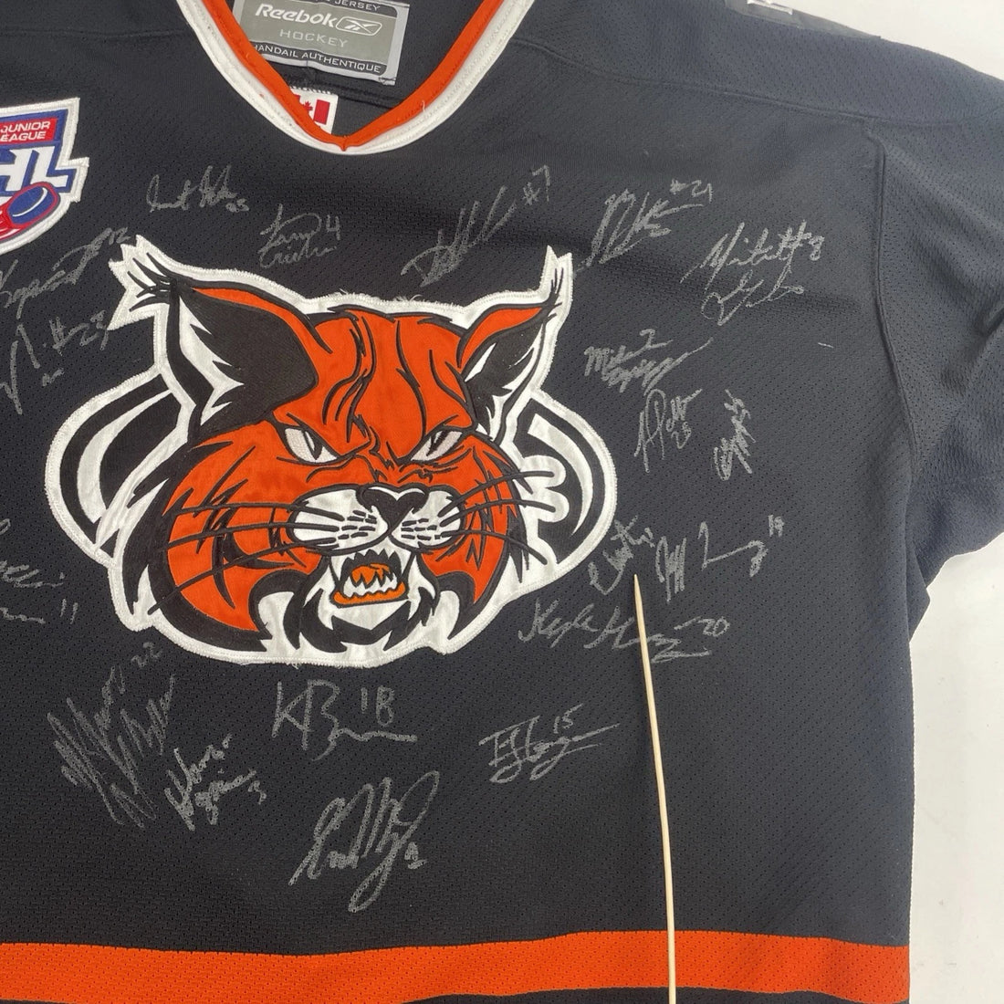 Lloydminster Bobcats Authentic Reebok Hockey Jersey Size 54 AJHL
