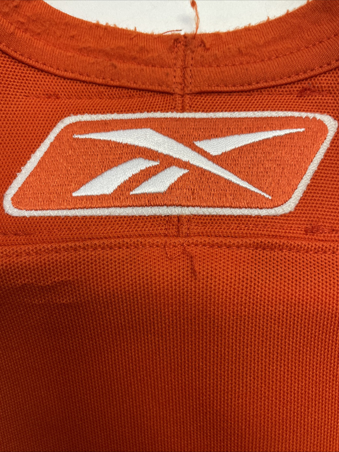 Vintage OHL Authentic Reebok Practice Hockey Jersey Size 56 Orange CHL