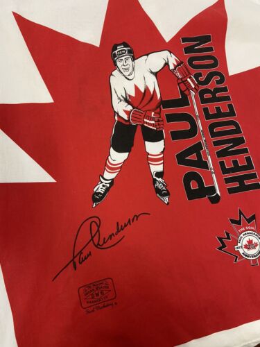 Vintage Team Canada Paul Henderson 25th Anniversary Hockey T-Shirt XL 1997 90s