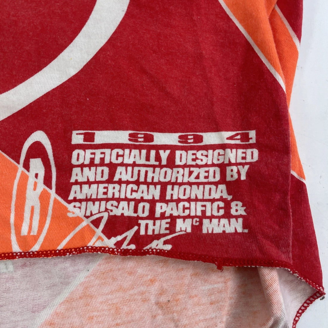 Vintage Jeremy McGrath Honda Sinisalo Motocross Jersey XL 1994 90s