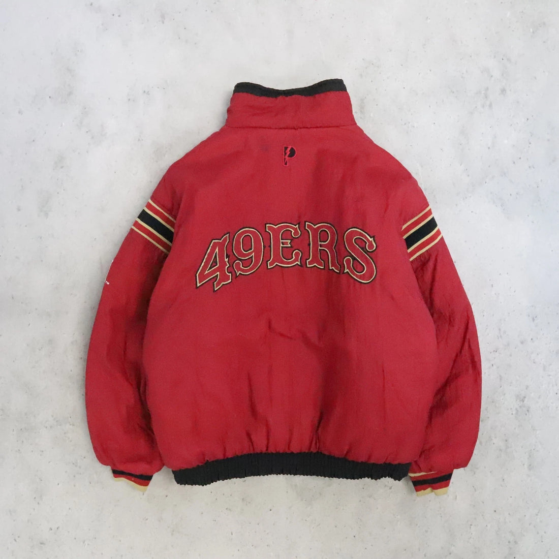 Vintage San Francisco 49ers Pro Player Puffer Jacket Size 2XL Reversible NFL