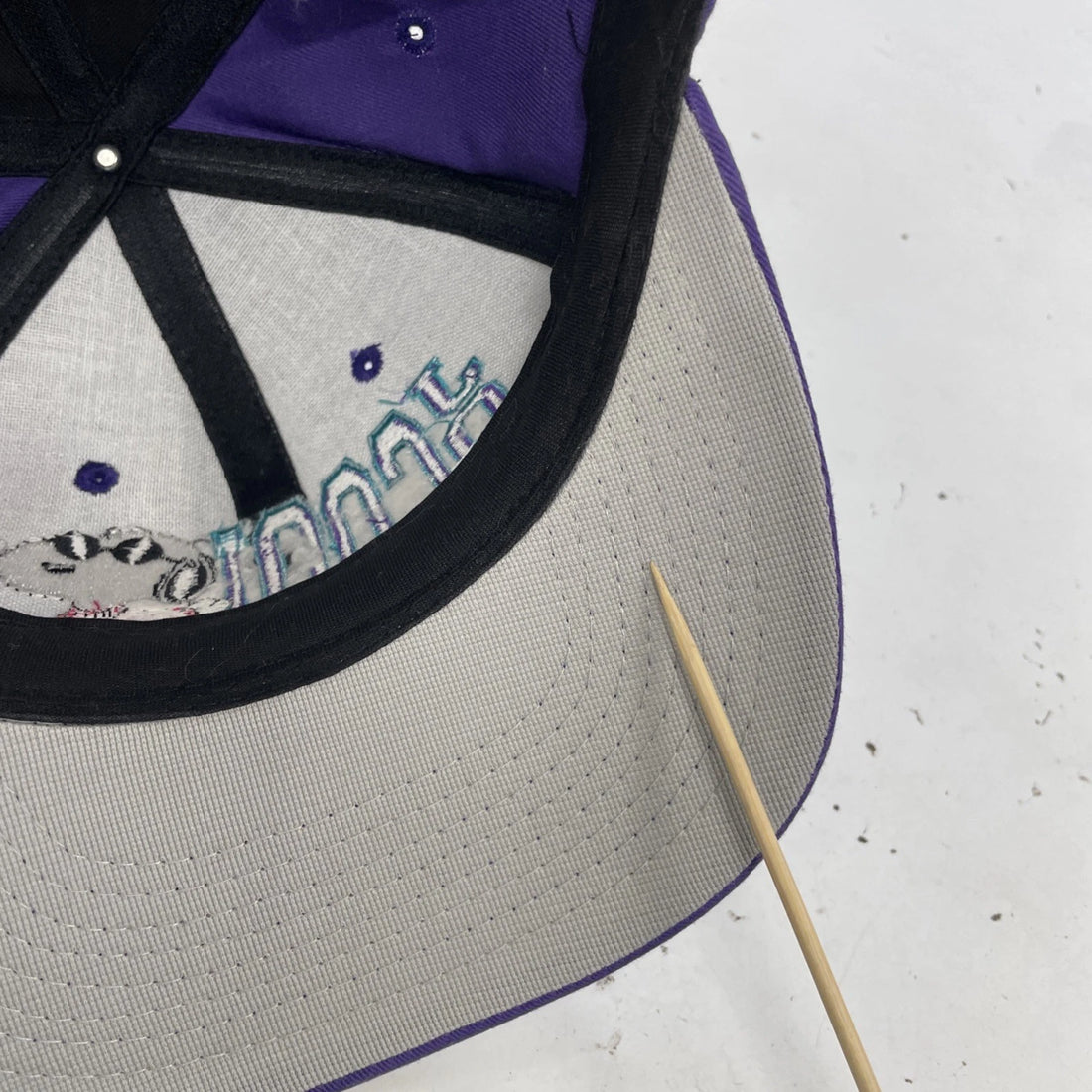 Vintage Joe Cool Peanuts Blockhead Snapback Hat Cap OSFA 90s