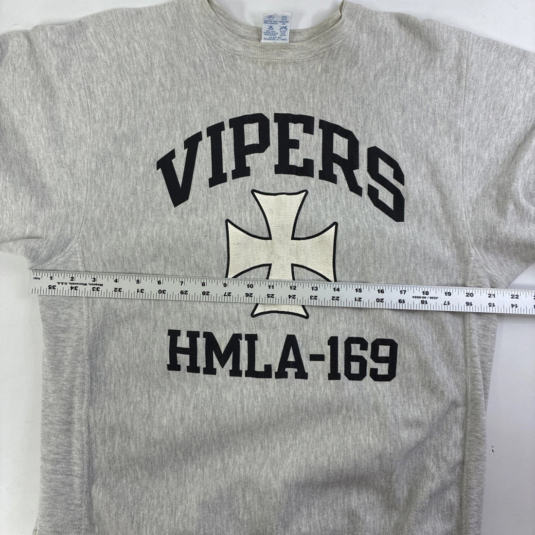 Vintage Vipers HMLA-169 USMC Champion Reverse Weave Crewneck Sweatshirt XL 90s