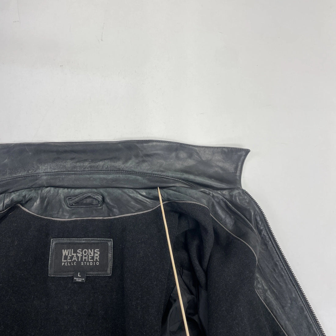 Vintage Wilsons Leather Coat Jacket Size Large