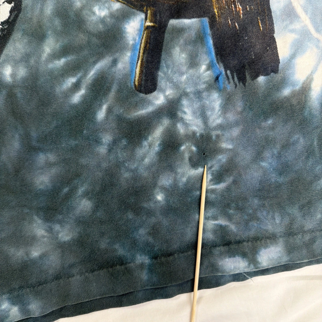 Vintage Pirates Of The Caribbean Disney Tie Dye T-Shirt Size Large 90s