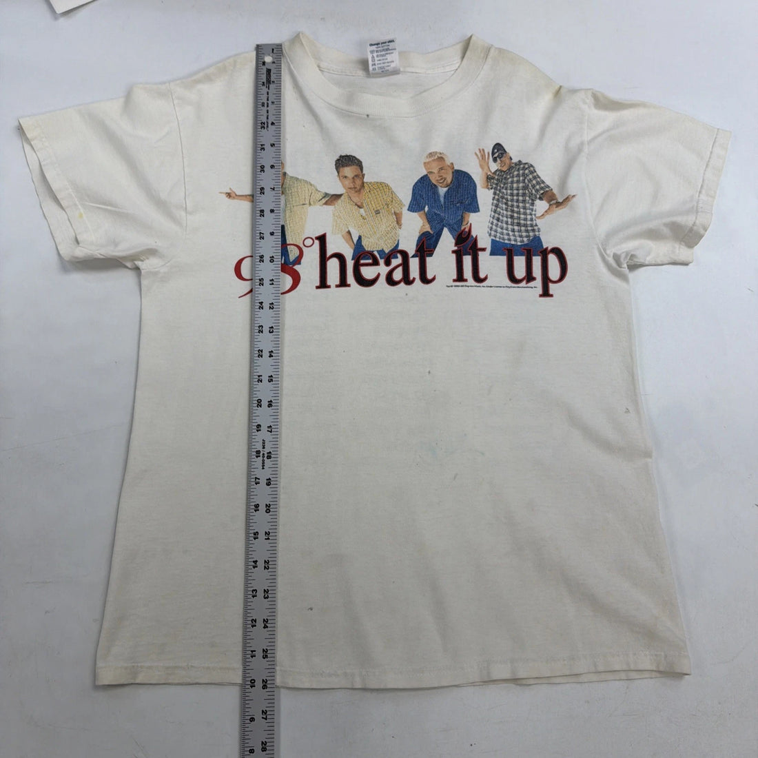 Vintage 98 Degrees Heat It Up Tour T-Shirt Size Medium