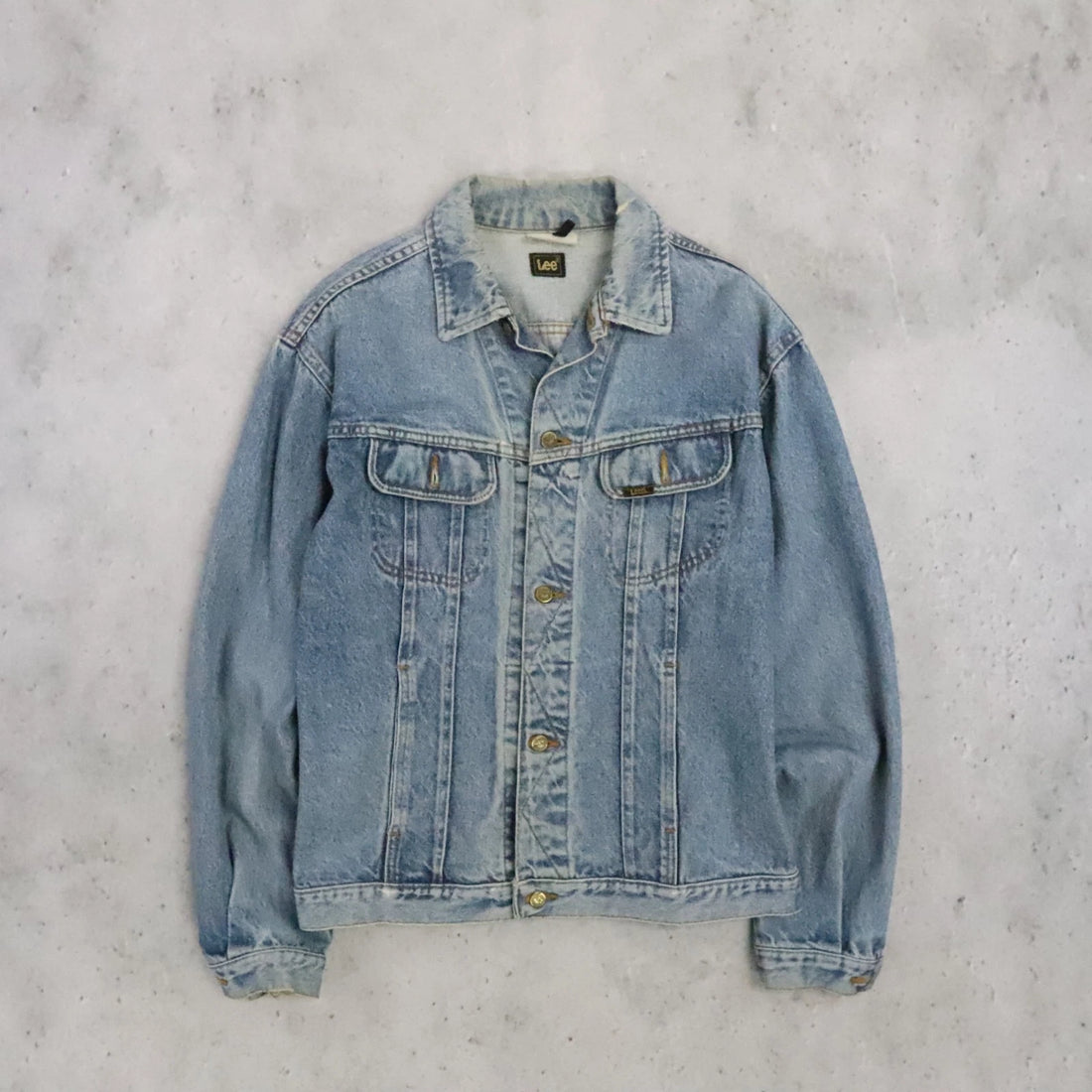Vintage Lee Denim Jacket Size Large