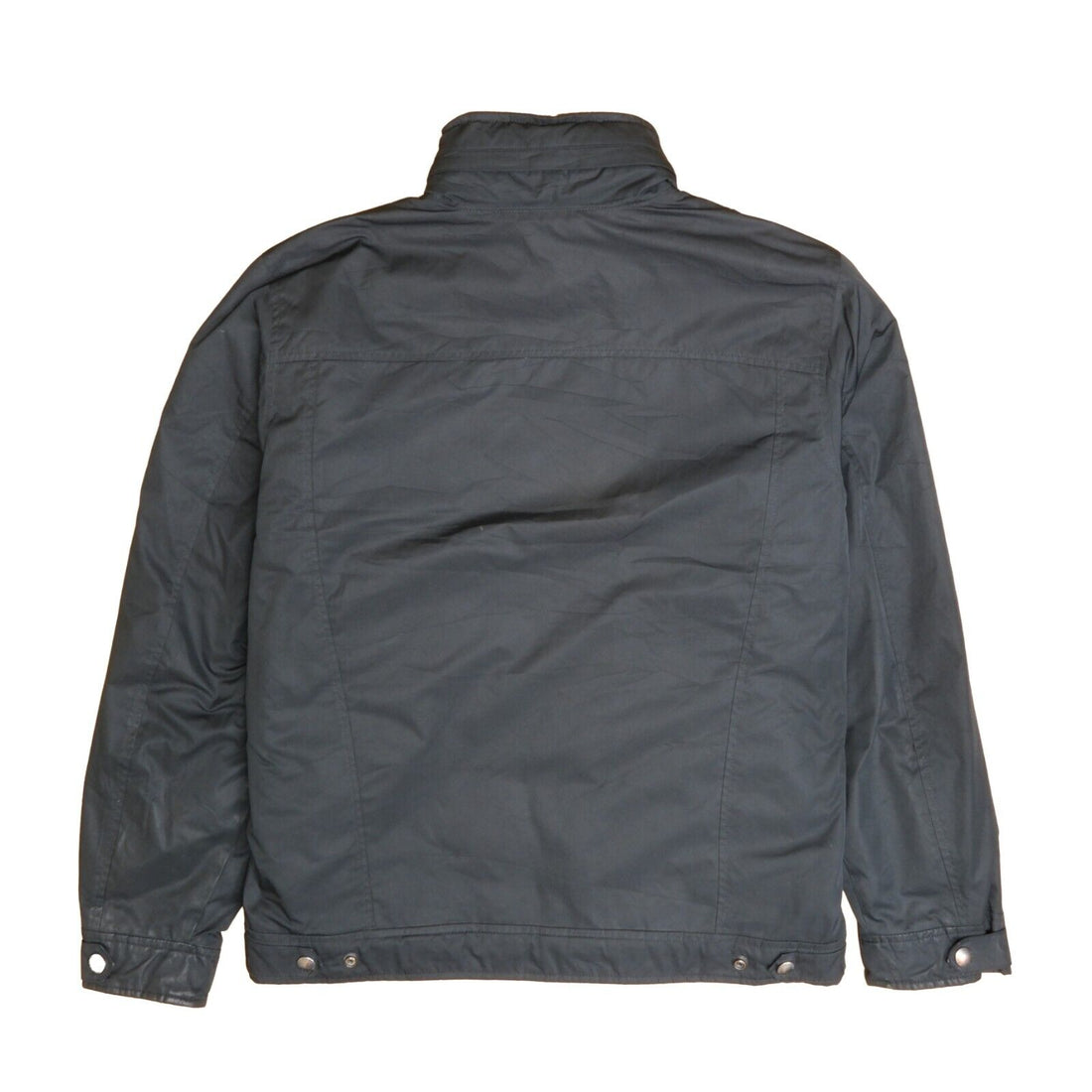 Vintage Polo Ralph Lauren Bomber Jacket Size Medium Black Fleece Lined