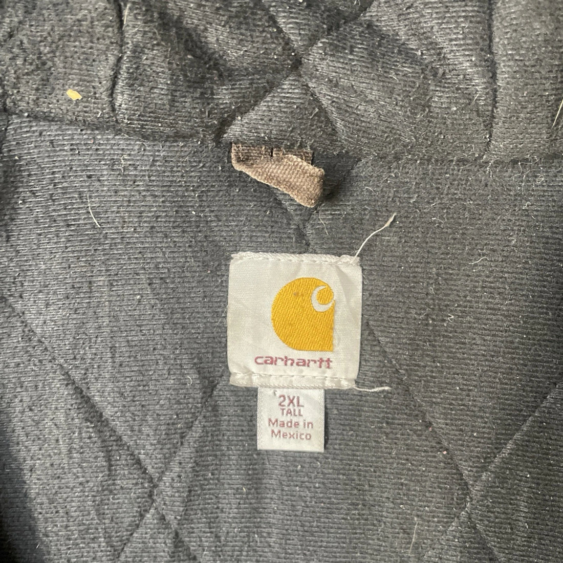 Carhartt Canvas Active Bomber Work Jacket Size 2XL Tall J130 DKB