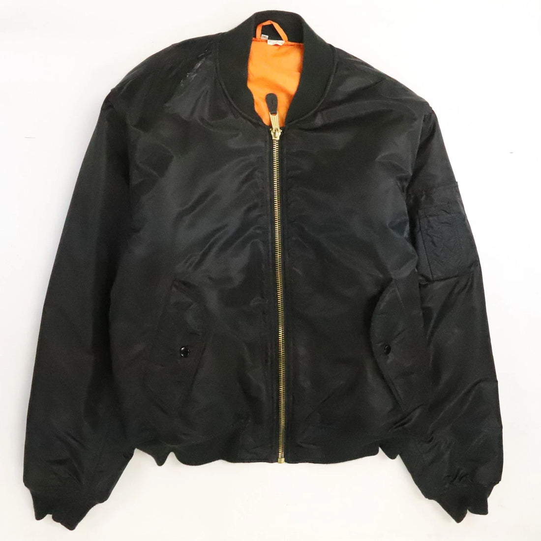 USAF MA-1 Flight Bomber Jacket Size 2XL Black