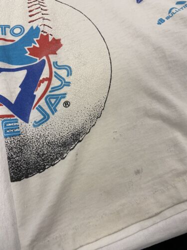 Vintage Toronto Blue Jays T Shirt Mens L Grey Bulletin Athletic 90s Ba –  Proper Vintage