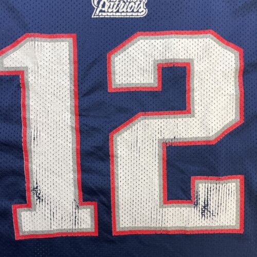 Vintage New England Patriots Tom Brady Reebok Jersey Size Large NFL