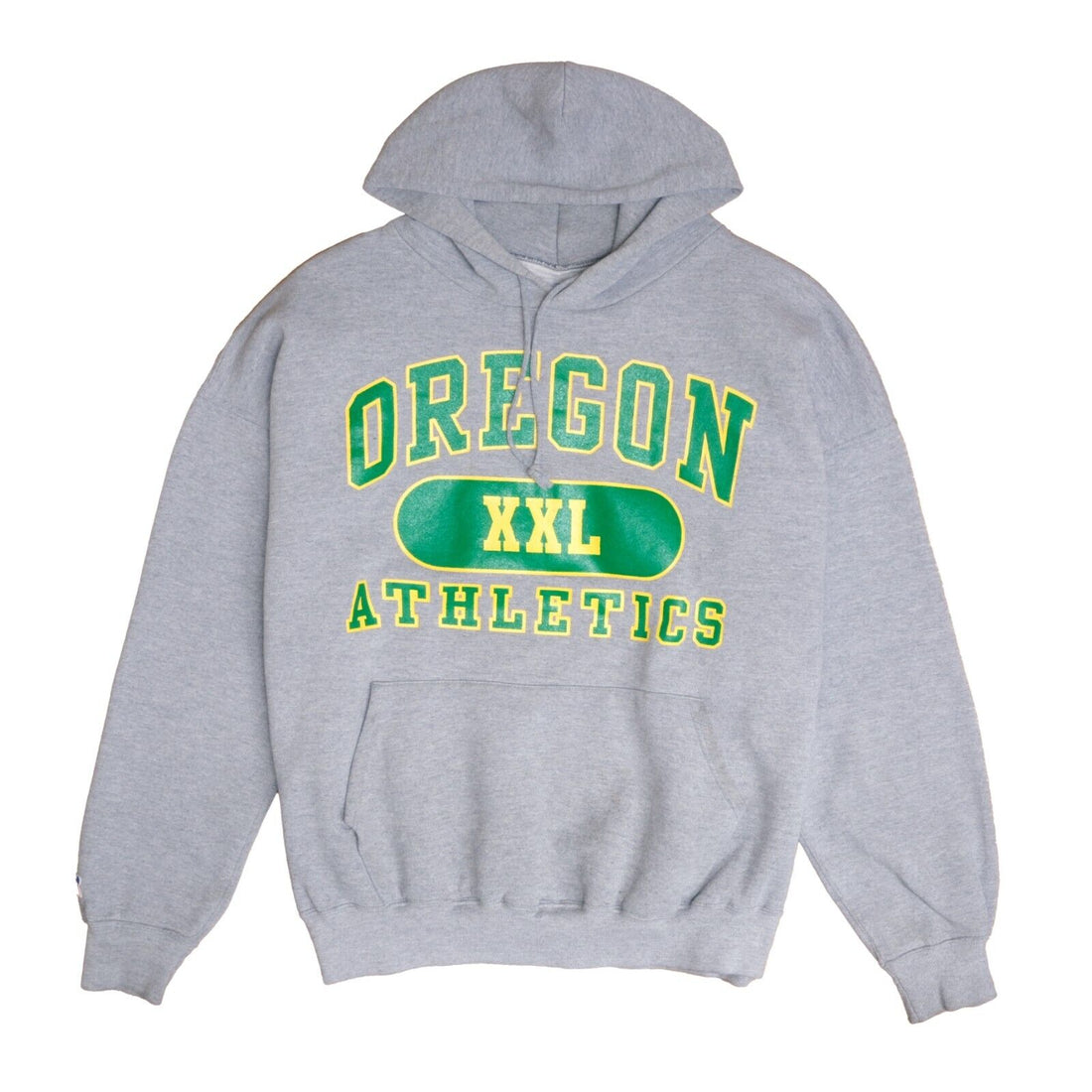 Vintage Oregon Athletics Russell Sweatshirt Hoodie Size 2XL Gray