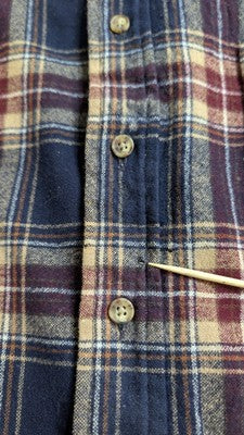 Vintage Pendleton Wool Lodge Button Up Shirt Size Medium Plaid