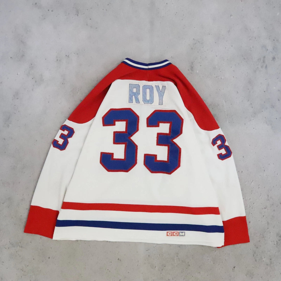 Vintage Montreal Canadiens Patrick Roy CCM Hockey Jersey Size XL 90s NHL