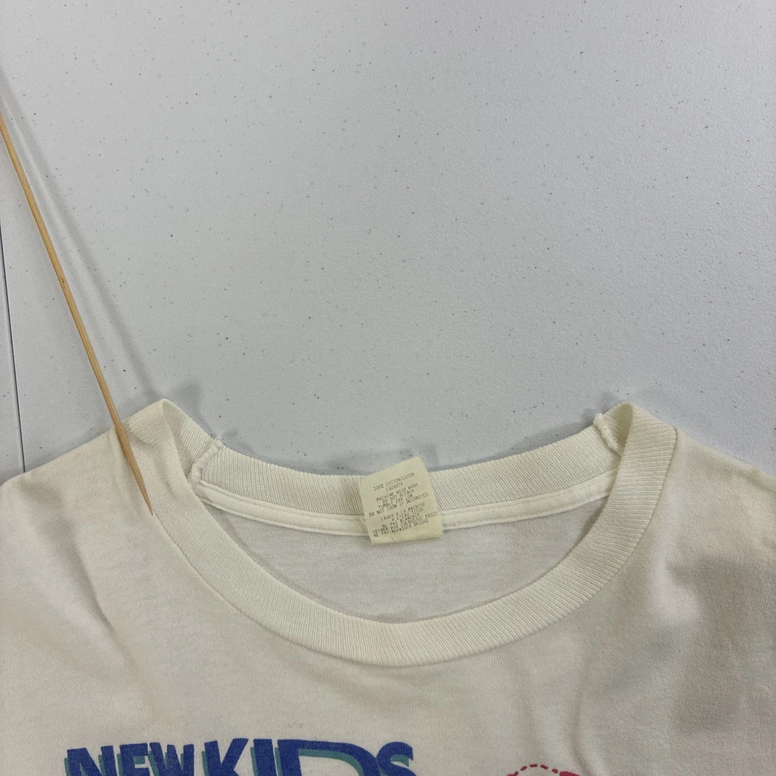 Vintage New Kids On The Block Backstage Pass T-Shirt Size XL