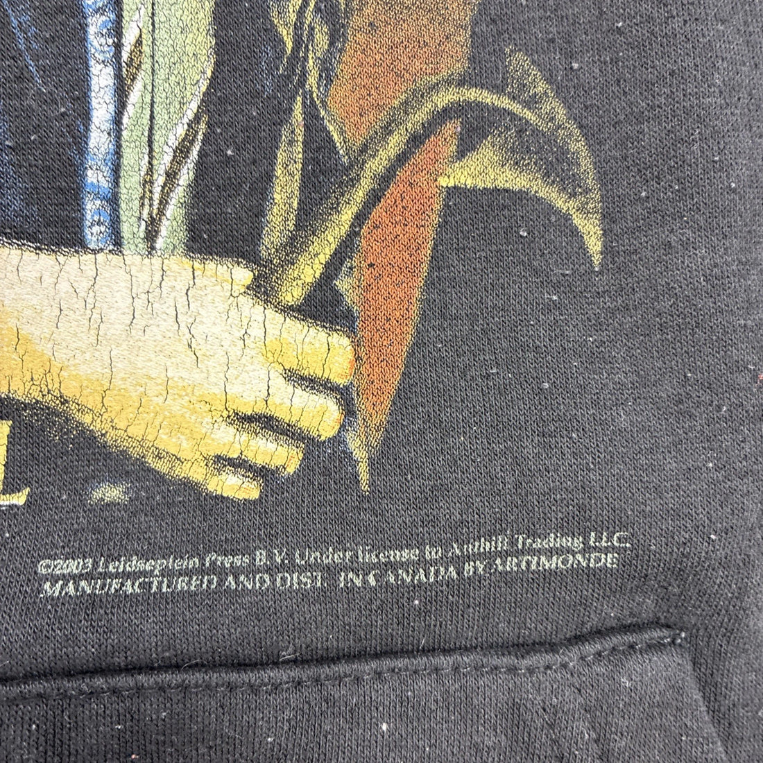 Vintage ACDC Highway To Hell Artimonde Sweatshirt Hoodie Size XL 2003