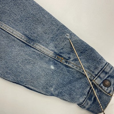 Vintage Levi's Denim Trucker Jacket Size Large Sherpa