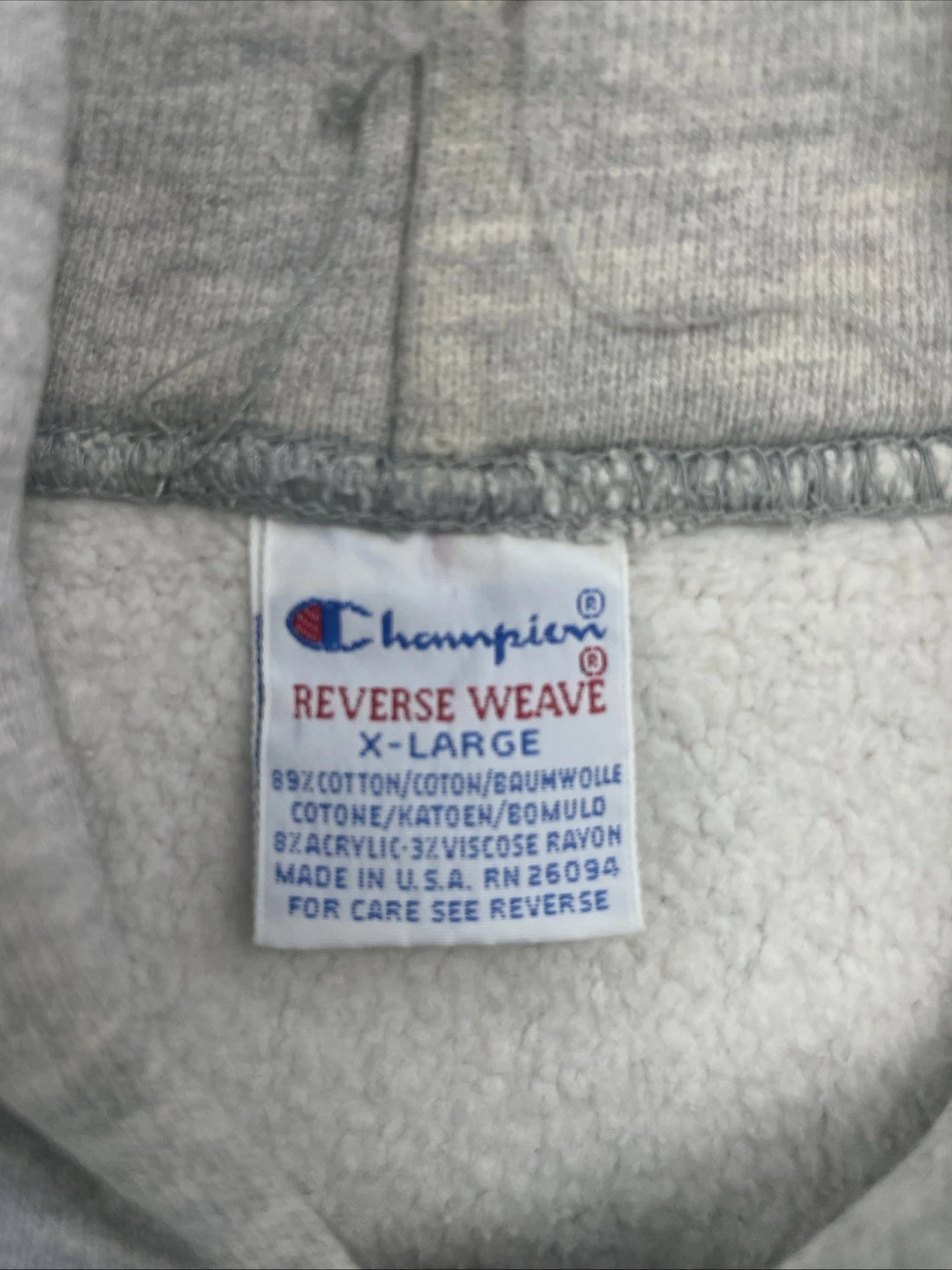 Vintage Ithaca Bombers Champion Reverse Weave Sweatshirt Hoodie Size XL 90s