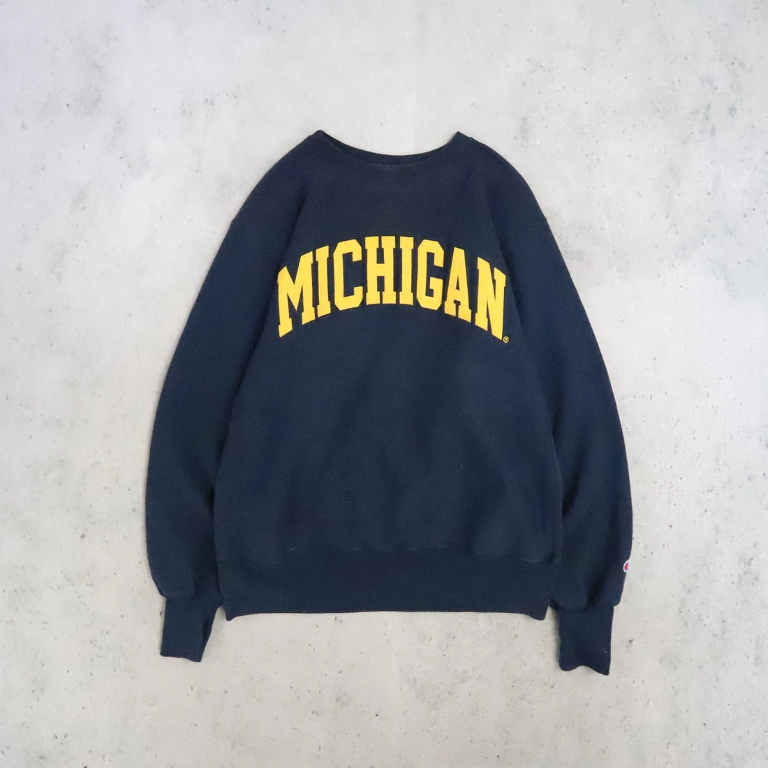 Vintage Michigan Champion Reverse Weave Crewneck Sweatshirt Size Large 90s