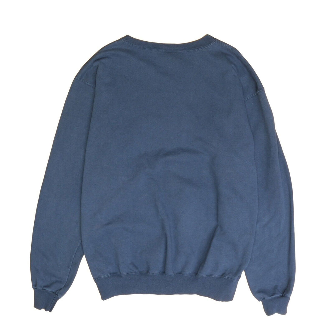 Vintage Champion Blank Sweatshirt Crewneck Size XL Tall Blue 90s