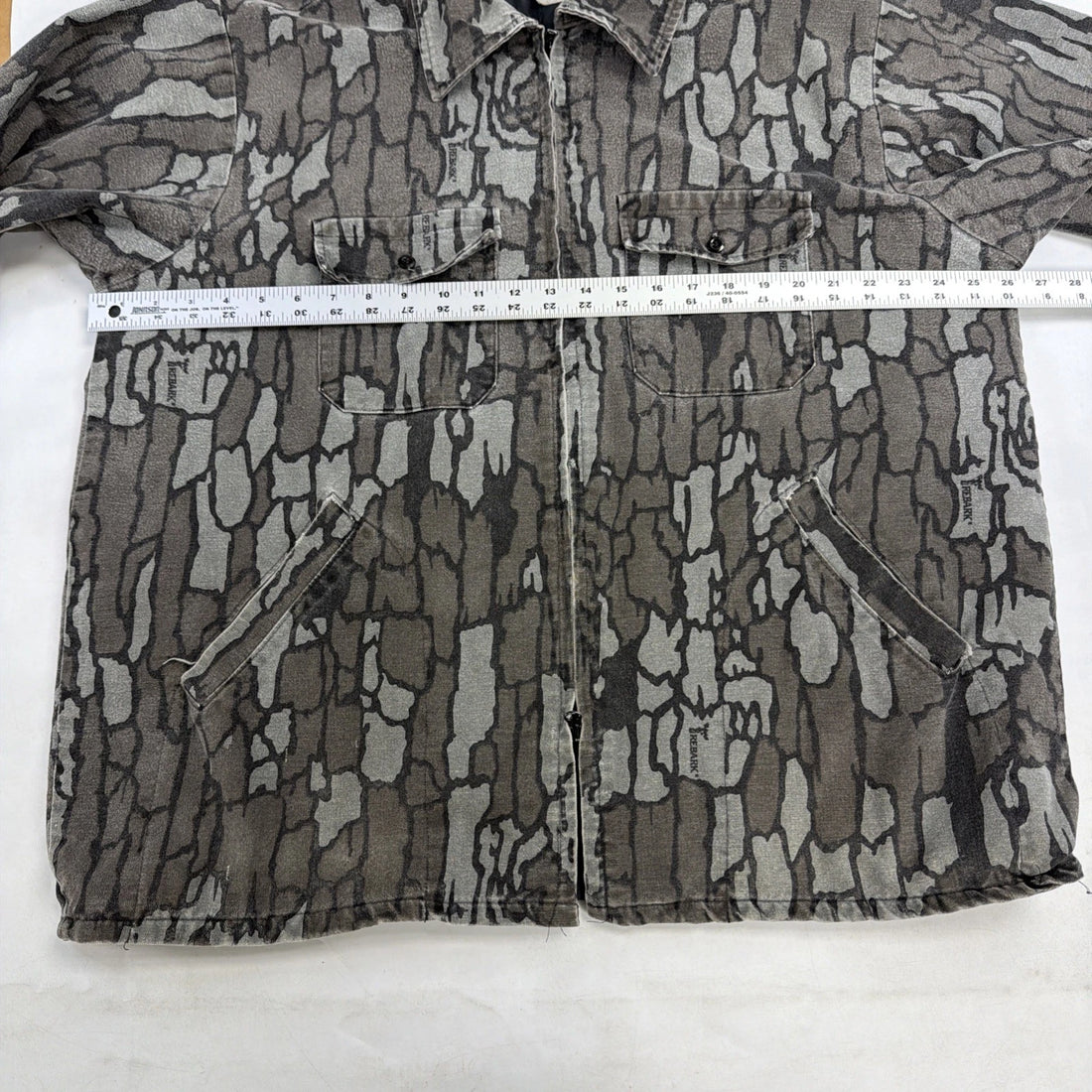 Vintage Garden Mountain Camo Shirt Jacket Size XL