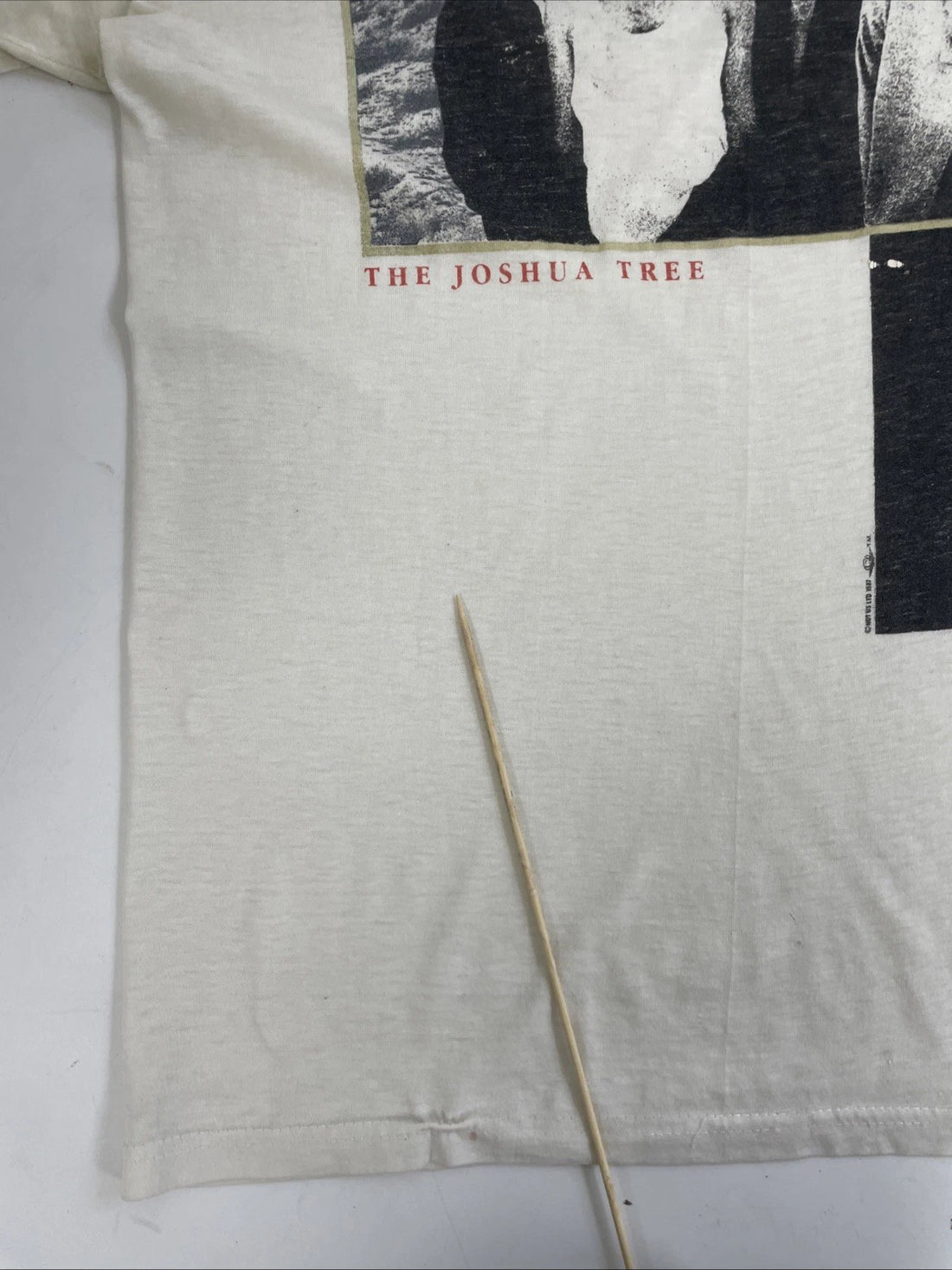 Vintage U2 The Joshua Tree T-Shirt Size XL 1987 80s