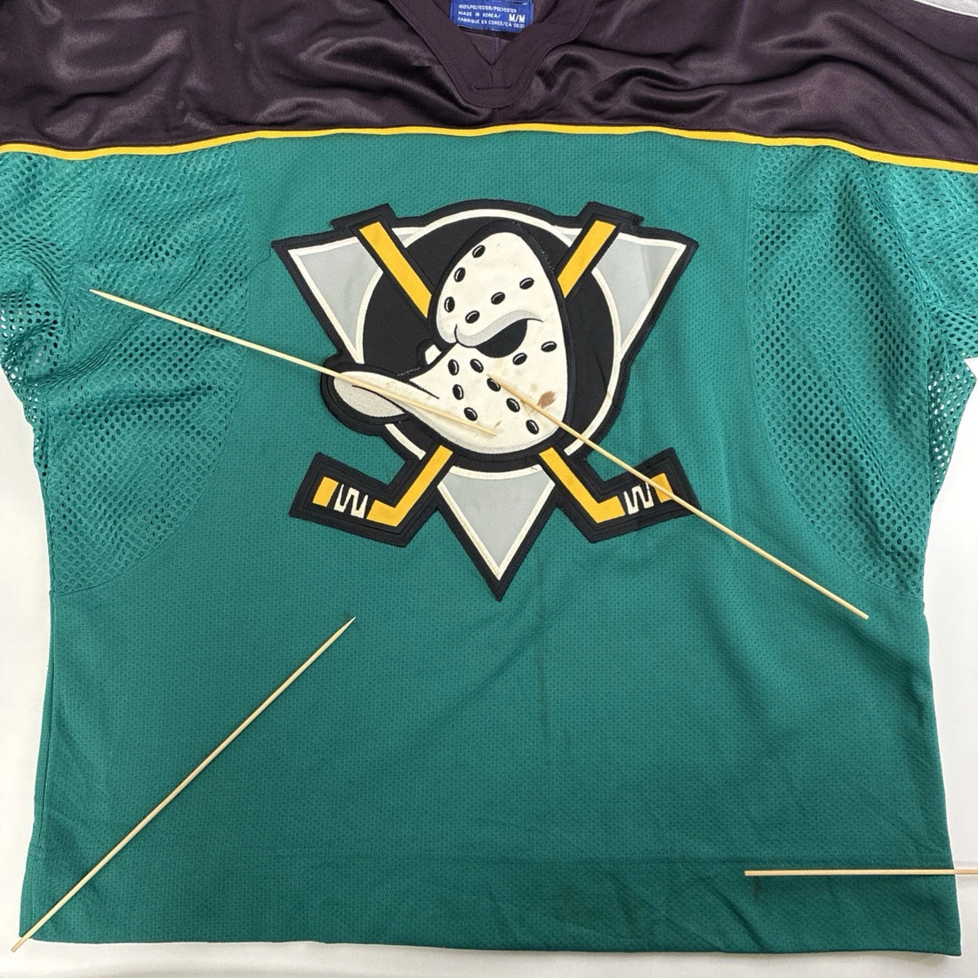 Vintage Anaheim Mighty Ducks Starter Jersey Size Medium NHL