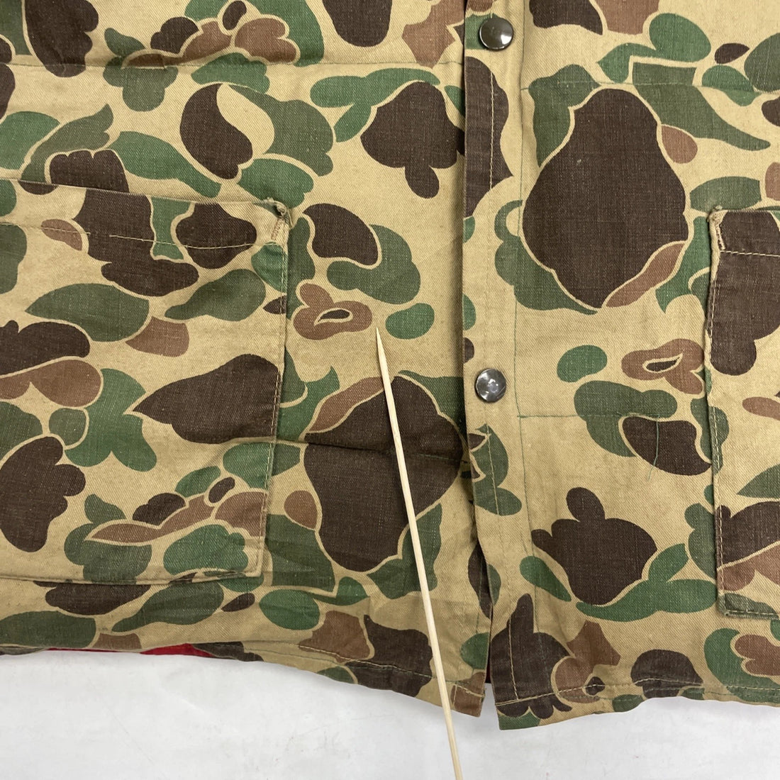 Vintage Camo Puffer Jacket Size XL Insulated