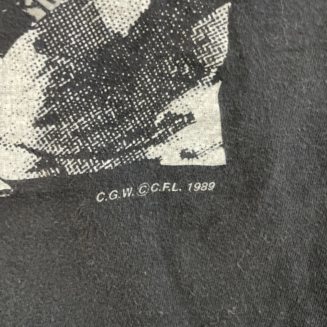 Vintage Grey Cup Finals 1989 Rider Pride T-Shirt Size XL 80s CFL