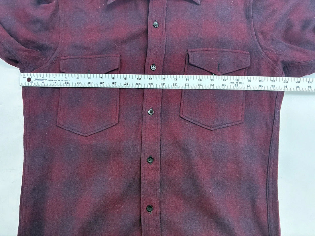 Vintage Pendleton Wool Field Button Up Shirt Size 15 1/2