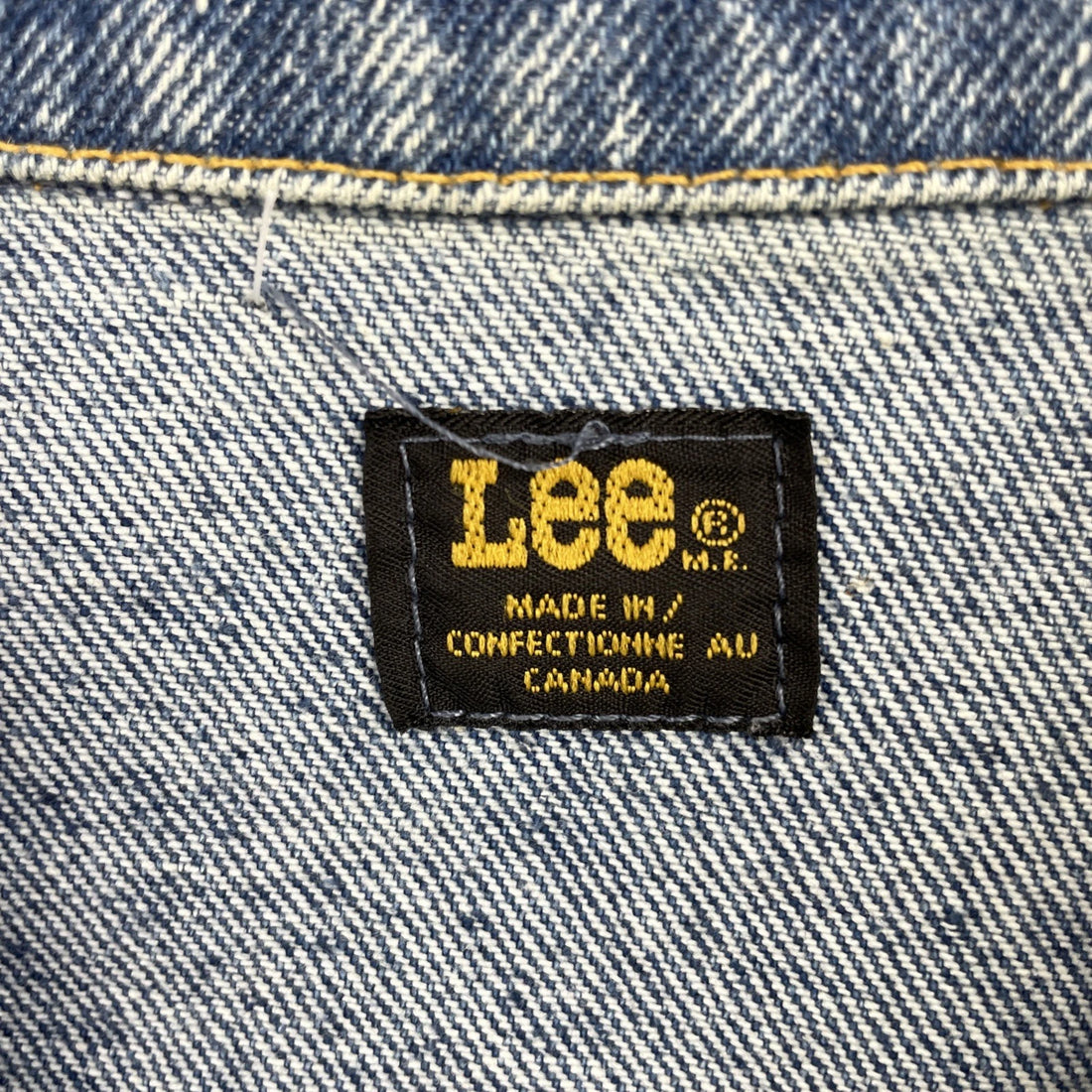 Lone Star Cafe Lee Denim Trucker Jacket Size Medium Distressed