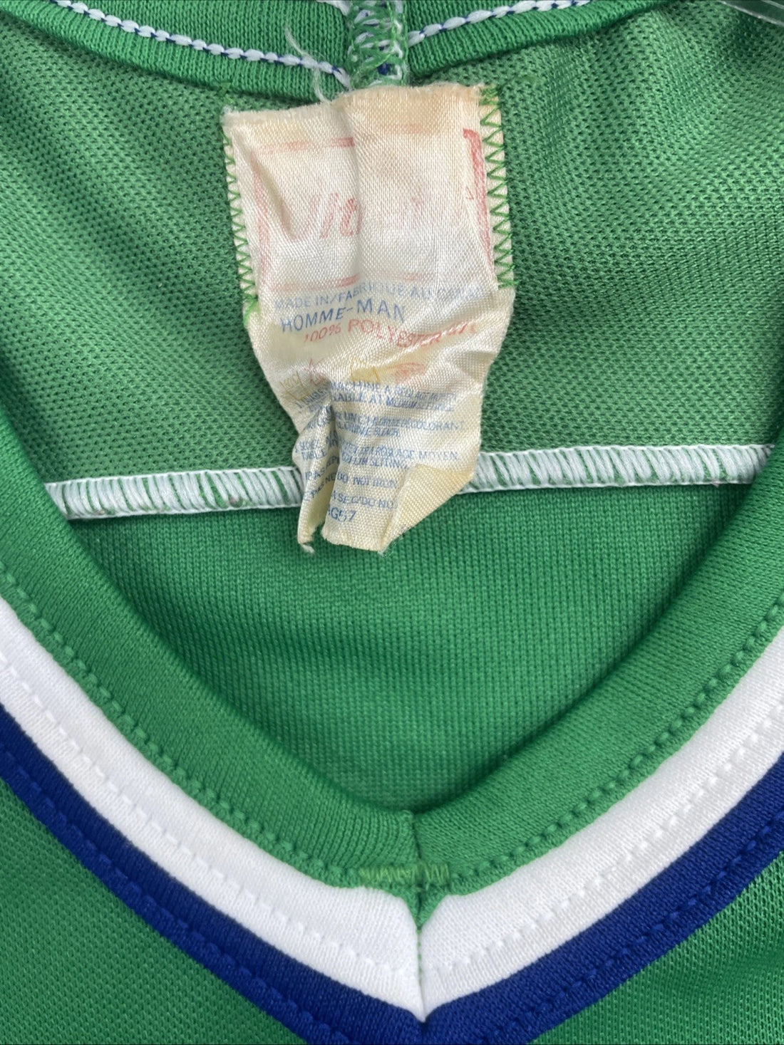 O.C. Ale-Ers CCM Hockey Jersey Size Large Green