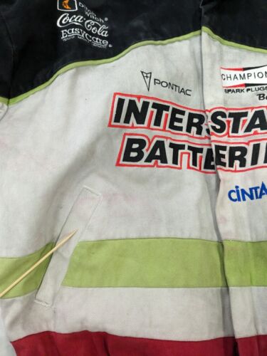 Vintage Bobby Labonte Interstate Batteries Chase Racing Jacket Size Large NASCAR