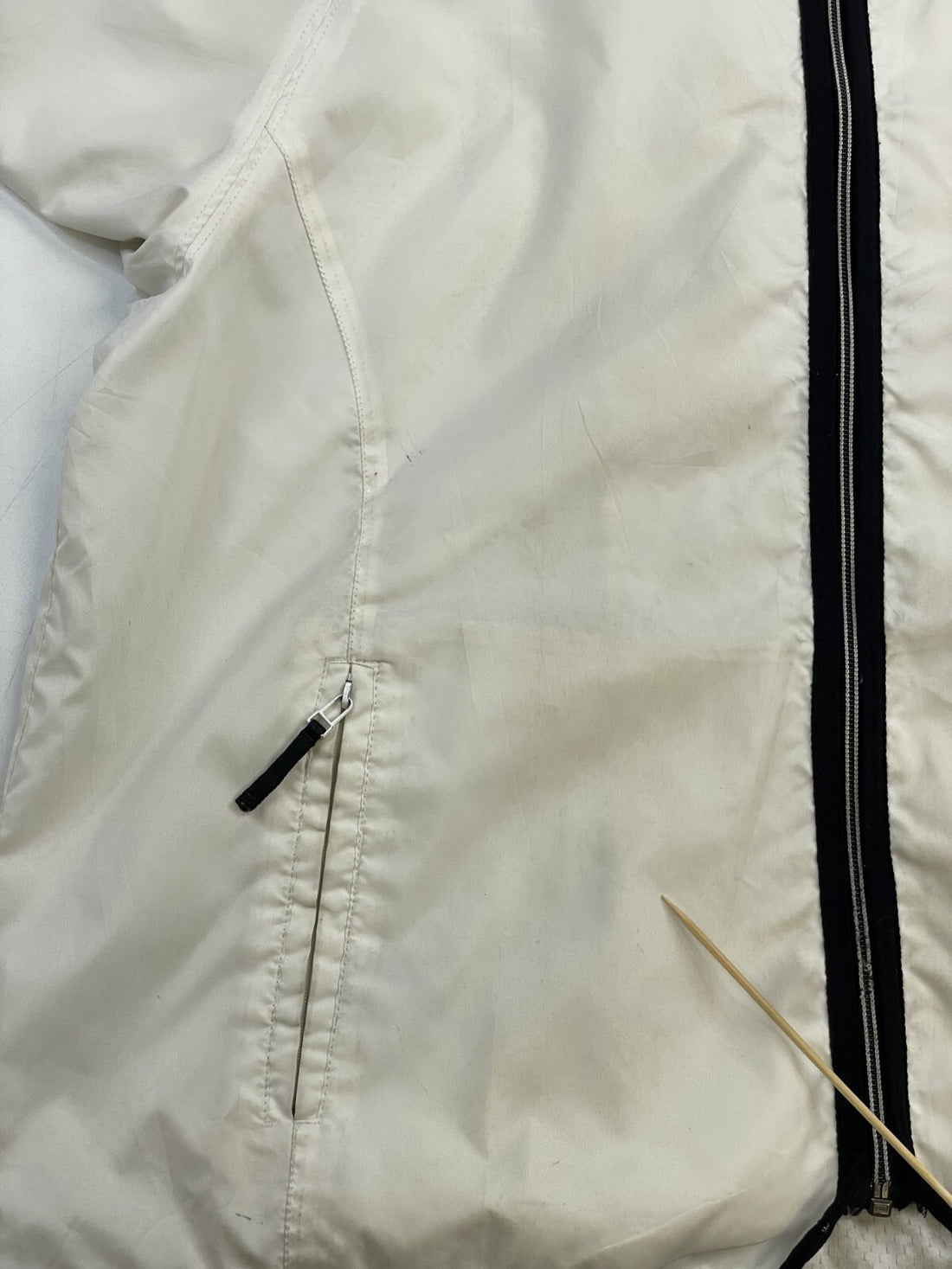 Vintage Nike Windbreaker Light Jacket Size Medium White