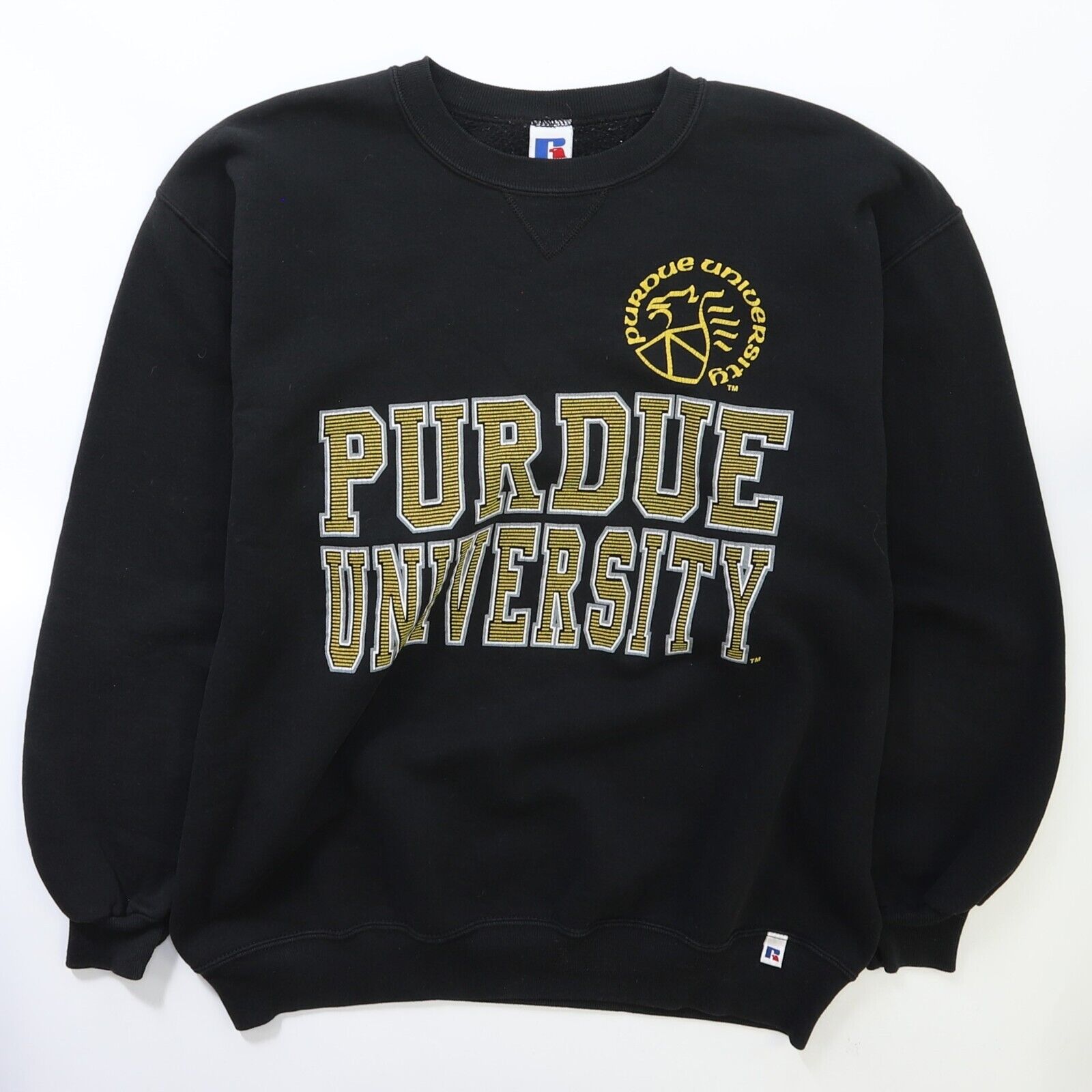 Vintage 90s Purdue University Boilermakers 2024 Sweatshirt Size Medium Made In USA