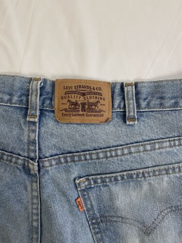 Vintage Levi Strauss Denim Jeans Pants Size 36 x 29 Orange Tab