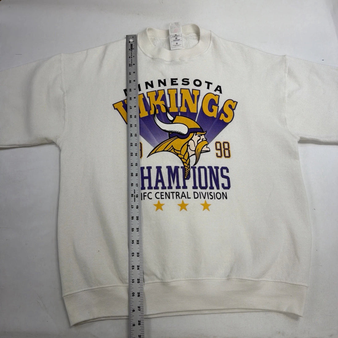 Vintage Minnesota Vikings Sweatshirt Crewneck Size Large 90s NFL