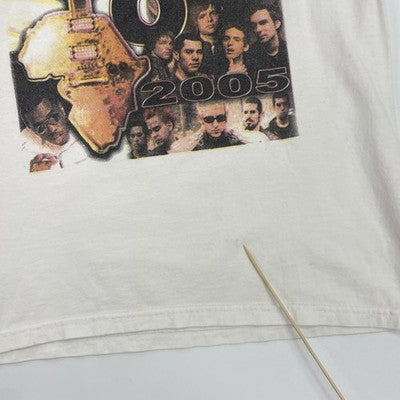 Vintage Philadelphia Live 8 T-Shirt Small Music Beyonce Jay-Z Stevie Wonder 2005