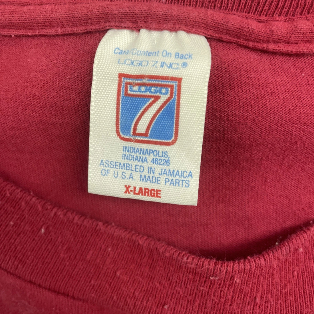 Vintage Washington Redskins T-Shirt Size XL Double Sided 90s NFL