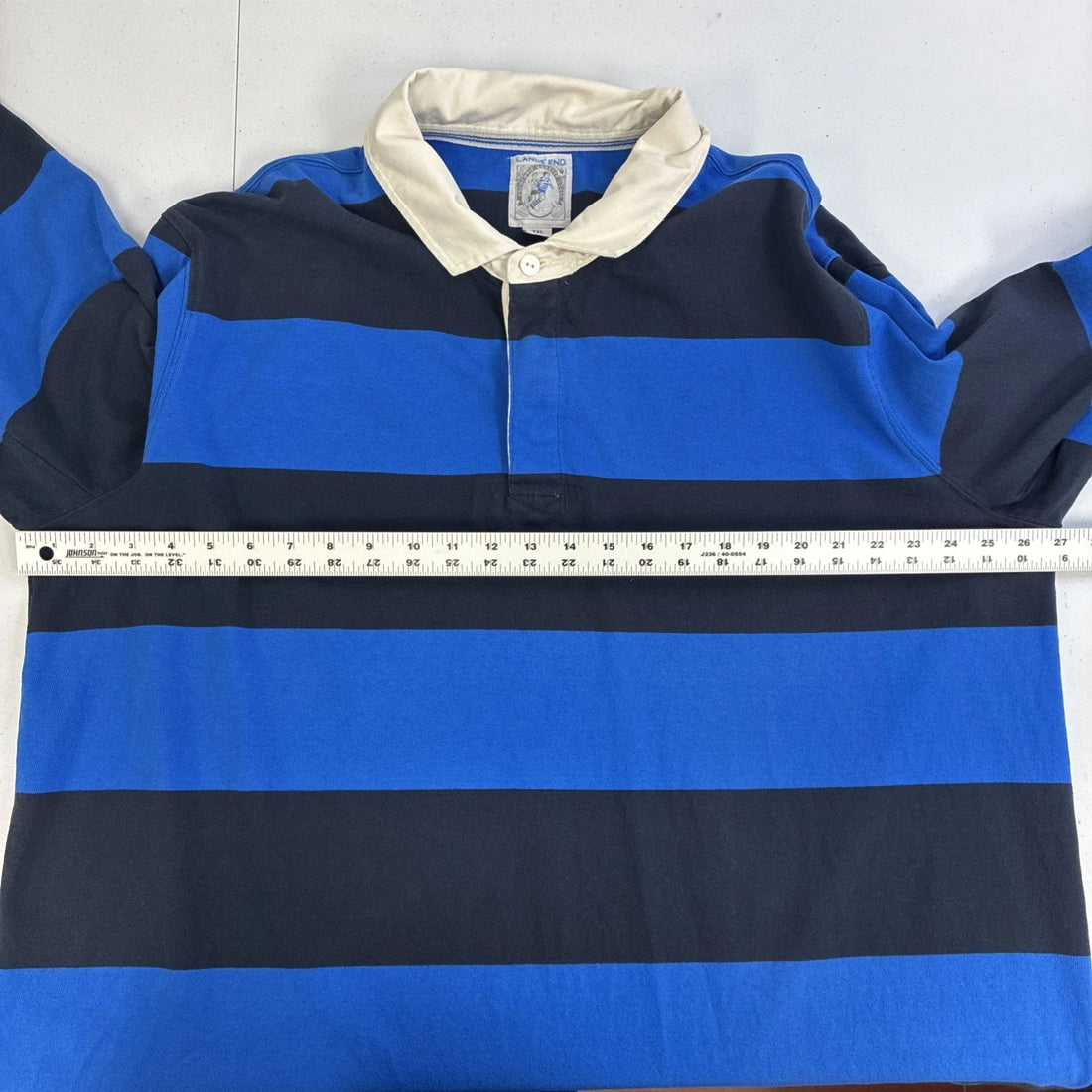 Vintage Lands End Rugby Shirt Size 2XL