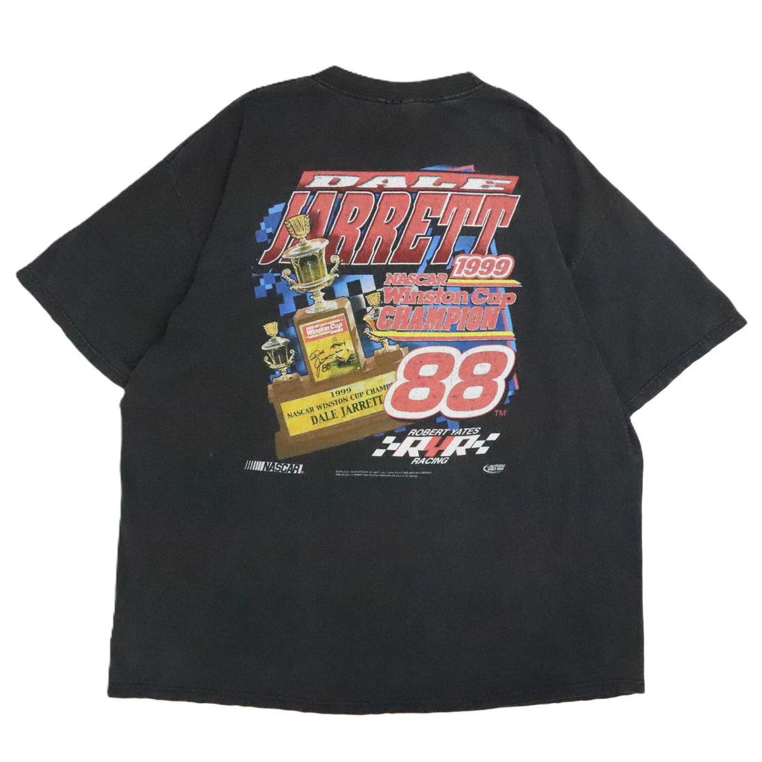 Vintage Dale Jarrett Racing T-Shirt Size 2XL 1999 90s NASCAR