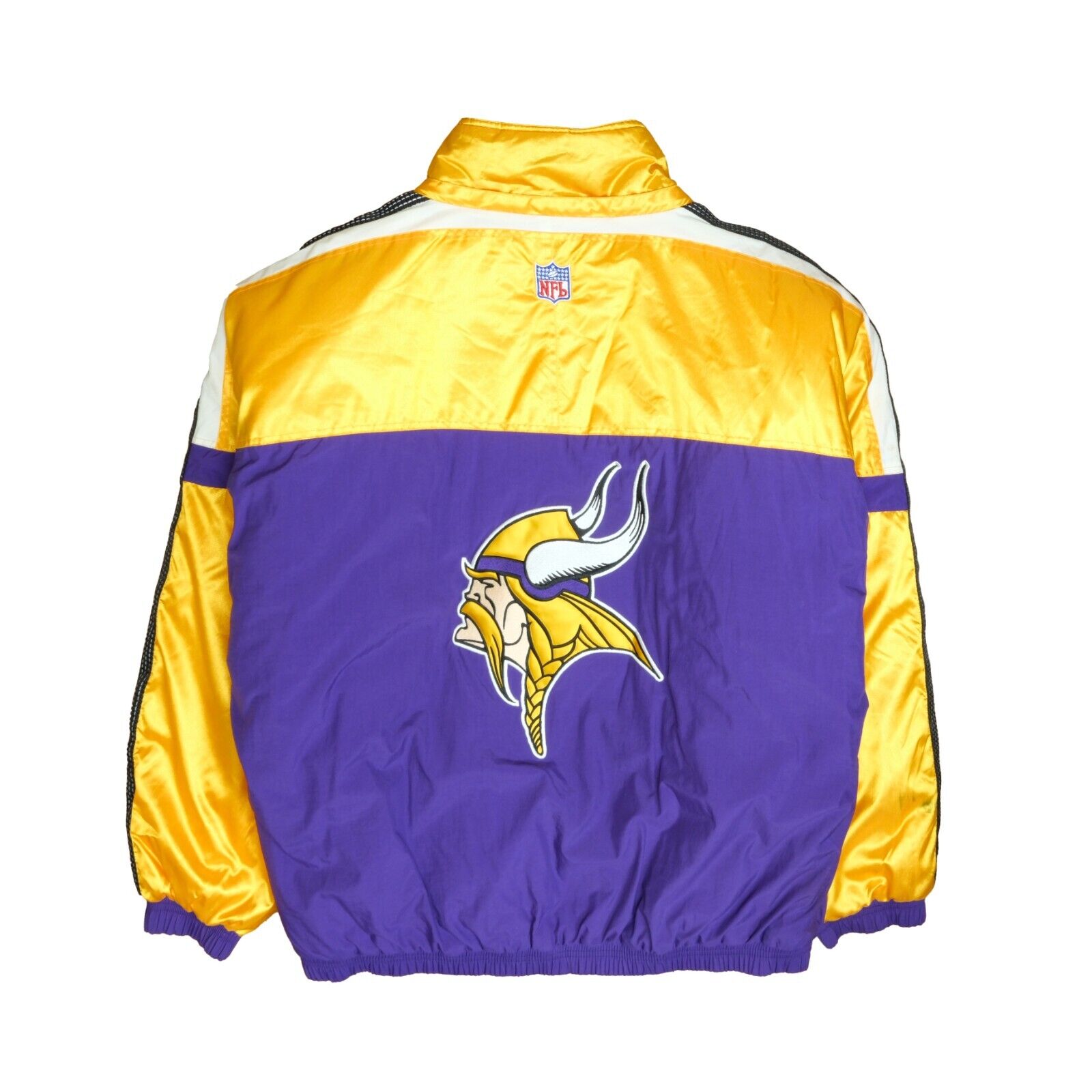 Vintage Minnesota Vikings Starter Puffer Jacket Size 2XL Purple Gold NFL