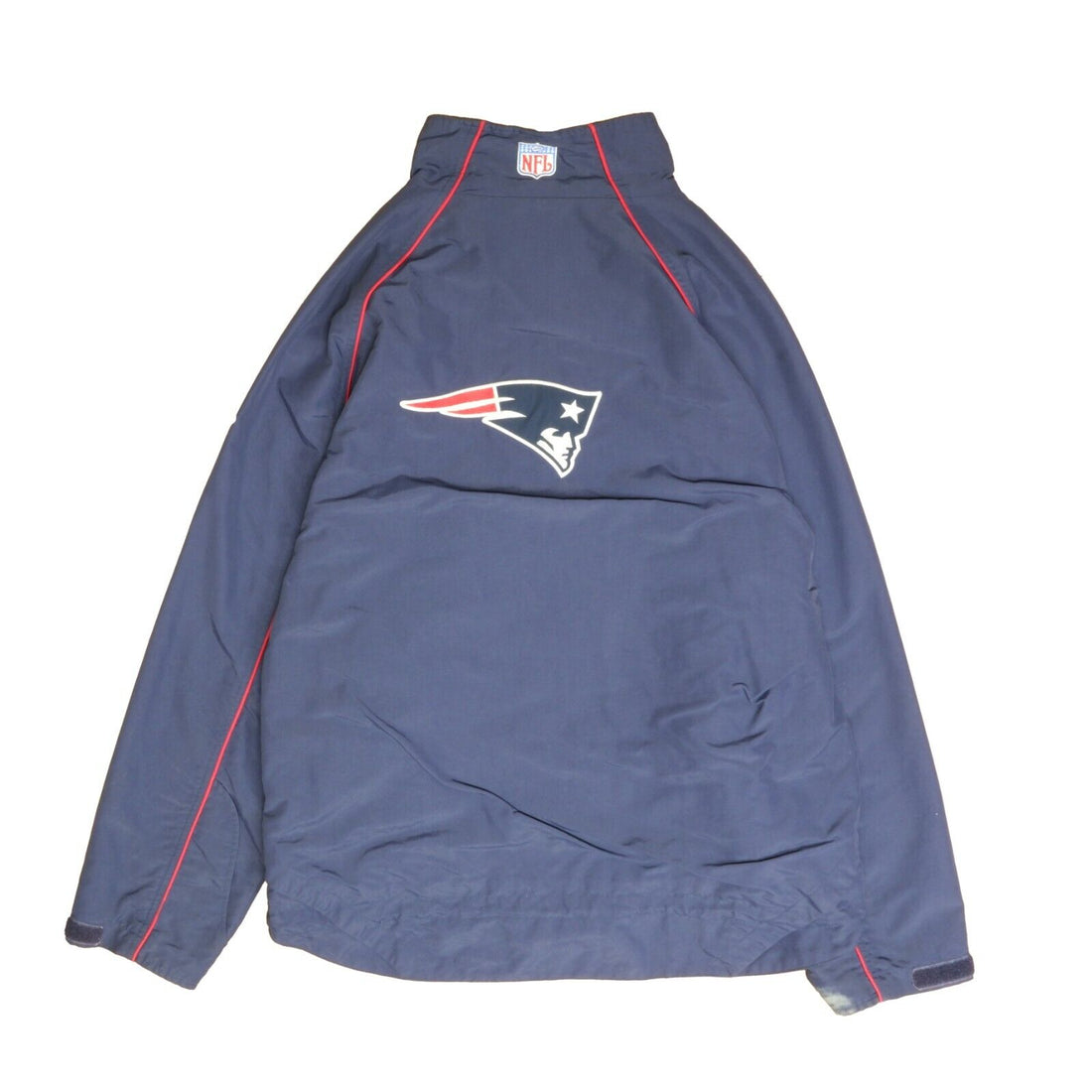 New England Patriots Reebok Windbreaker Light Jacket Size Large NFL